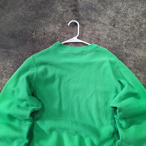 Champion Reverse Weave Sweatshirt Mens XS Green Sweater Pullover Retro Crewneck - Picture 4 of 8